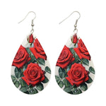 Rose Teardrop Earrings