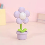 Purple Flower Shaped Lamp