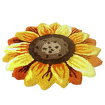 Sunflower Shaped Rug