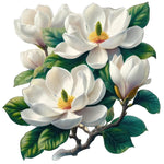 Magnolia Flower Sticker