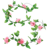 Pink Rose Garland