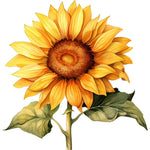 Yellow Flower Sticker