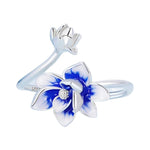 Ring Blue Lotus