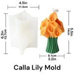 Flower Bouquet Candle Mold