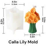 Flower Bouquet Candle Mold