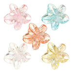 Plastic Flower Hair Clip