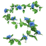 Blue Rose Garland