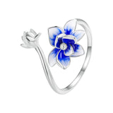 Blue Lotus Ring