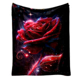 Rose Throw Blanket