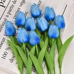 Blue Silk Tulips