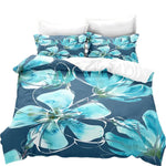 Watercolor Flower Duvet Cover