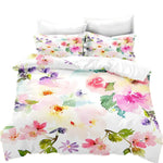 Watercolor Floral Duvet Cover