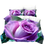 Purple Rose Duvet Cover