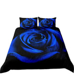 Blue Rose Duvet Cover