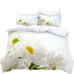 White Flower Duvet Cover