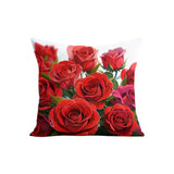 Cartoon Rose Pillow Cover