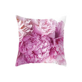 Pink Peony Pillow Cover