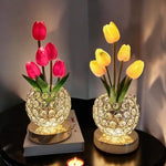 Tulip Glass Lamp