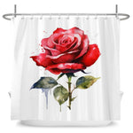 Red Rose Shower Curtain