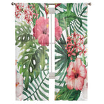 Tropical Flower Curtains