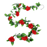 Red Rose Garland