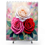 Shower Curtain with Roses