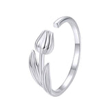Silver Tulip Ring