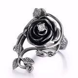 Stainless Steel Rose Rings