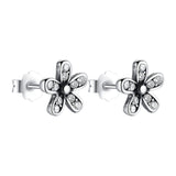 Sterling Silver Daisy Earring