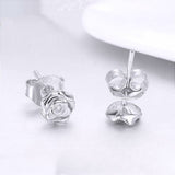 Sterling_Silver_Rose_Earrings_Back_View