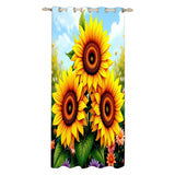 Sunflower Bedroom Curtains