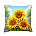 Sunflower Accent Pillow