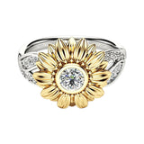 Sunflower Band Ring