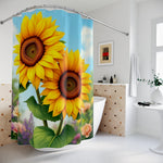 Sunflower Bathroom Shower Curtain
