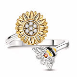 Sunflower Bee Ring