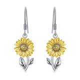Sunflower Drop Earrings