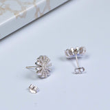 Sunflower Jewelry Earrings Side View