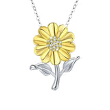 Sunflower Jewelry Necklace 