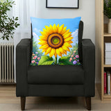 Sunflower Pillow Case Home Decor