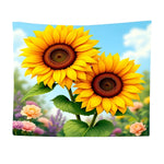 Sunflower Tapestry Wall Hanging