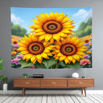 Sunflower Wall Tapestry Home Decor