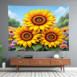 Sunflower Wall Tapestry Home Decor