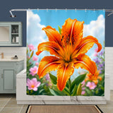 Tiger Lily Shower Curtain Home Decor