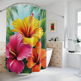 Tropical Flower Shower Curtain