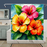 Tropical Shower Curtain Home Decor