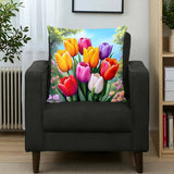 Tulip Pillow Cover Home Decor
