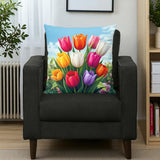 Tulip Throw Pillow Home Decor