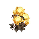 Gold Flower Sticker