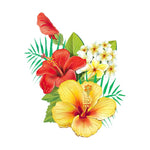 Hawaiian Flower Sticker