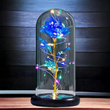 Blue Rose Lamp